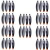 AYrMtH Adatto for P9 P11 P17 RC Drone Quadcopter Maple Leaf Wing Blade Pezzo di ricambio 70mm Lunghezza 8 pezzi/set(40PCS)