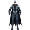 DC Comics | Batman | Personaggio Batman in Scala 30 cm con Armatura Combact Blu, Mantello, Occhiali Night Vision e 11 Punti di articolazione - Giocattoli per Bambini e Bambine dai 3 Anni