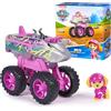 Paw Patrol: Rescue Wheels, Jet di Skye, Veicolo Giocattolo con trasformazione in Jet e Action Figure collezionabile, Giocattoli per Bambini e Bambine da 3 Anni in su