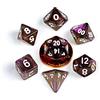 Metallic Dice Games Fanroll - 10mm Mini Polyhedral Dice set - Stardust Supervolcano