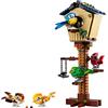 LEGO Creator 31143 - Casetta per uccelli 3 in 1, da uccello a riccio ad alveare, figure di animali della foresta, giocattoli da costruzione per bambini dai 8 anni in su, set di giocattoli colorati,