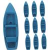 Toddmomy 10pezzi Modelli in Resina Yacht e Barche Piccole Per Decorazione in Miniatura Per Esposizione e Accessori Da Giardino Delle Fate