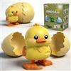 Generico Uova a Sorpresa a Carica, Giocattolo Uova a Sorpresa con Animali Che Camminano, Regalo di Pasqua, Uova di Pasqua Che Si Aprono e Mostrano Dinosauro, Pinguino, Anatra e Capibara (Anatra)