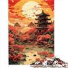 AITEXI Puzzle bambini Puzzle adulti Vintage Japan Landscapes Puzzle in cartone adulti e bambini dai 12 anni in su con poster coordinato e foglio curiosità 1000 pezzi （26x38 cm）