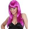 W WIDMANN MILANO Party Fashion Widmann - Parrucca Beautiful, Liscia Lunga, Fucsia