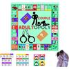SOCLING Couple Adult Opoly,card Games for Adults，Board Game,wavelength Game,couples Board Games,Promote Sublimation of Couples' Feelings,Relationship Card