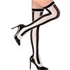W WIDMANN MILANO Party Fashion Paio di Parigine Rigate 70 Den da Donna