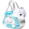 Aurora, 60847, Fancy Pal, Cucciolo di Principessa Peek-a-Boo, 20,5cm, Peluche, Blanche e Bleue