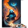 CARGIS Puzzle da 1000 pezzi per adulti Puzzle di panda affascinante per adulti Puzzle di cartone Gioco intellettuale giocattolo （Dimensioni 26x38 cm）