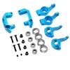 SYFDGDV Compatibile Con HSP 94111 94123 1/10 RC Auto Parti Upgrade Set Portamozzo Dello Sterzo In Alluminio Assale Anteriore E Posteriore 102010 102011 102012 RC Parti Auto(Blue)