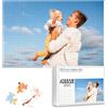 GMDLSK Puzzle Personalizzato con Foto 35/70/120/200/300/500/1000/1500/2000/3000 Pezzi, Puzzle di Legno Personalizzati, Puzzle Divertenti per Gioco Adulto/Familiare