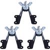 KEALLANS 3X 1/10 Supporto Ruota di Soccorso, Supporto Ruota Posteriore Supporto Ruota in Metallo Posteriore per Auto Ciniglia SCX10 D90 CC01 A 1/10