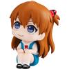 Anjinguang Ayanami Rei Figure Asuka Langley Soryu Action Figure Anime Look Up Mini Figurine 10 cm Carino Cartoon Game Statue Desktop Decorazione Modello da Collezione Regali per i Fan