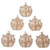 C.X.Y. 20 Pezzi Pendente Ciondolo Calice legnetti la prima comunione 5cm applicazione charms per bomboniere (RAGAZZO)
