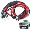 AXspeed Anteriore LED Luci Fari per 1/24th Axial SCX24 AXI00001 C10 RC Crawler Accessori Auto