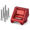INJORA Traliccio dell'Asse Posteriore Supporto Collegamento Superiore-Altezza Regolabile Supporto Alluminio per Axial SCX24 1/24 RC Crawler Upgrade