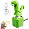 NNBWLMAEE Lizard Keychain Sound, Lizard Button Keychain, Rechargeable Lizards Anxiety Relief Keychain Button Toy with Colorful Light & Sound, Portable Stress Reliever for Anxiety & Sensory Fun (1PC)
