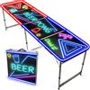 Beer Pong Tavolo da Beer Pong® Ufficiale con Luce a LED | Spotlight | Birra Pong | Taglie Ufficiali della Competizione | Gioco Serale e aperitivo | Gioco da Bere | OriginalCup®