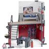 bruder 62702 - Stazione dei pompieri Bworld con pompiere, giocattolo da 4 anni, stazione dei pompieri, accessori per pompieri