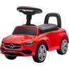 Baroni Toys Mercedes Ride-On Macchinina Spingi e Vai per Bambini 1-4 Anni, Fari LED, Suoni Realistici, Ruote Antiscivolo, Vano Portaoggetti, Design Antiribaltamento 65x28x39 cm Rossa