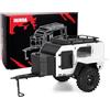 INJORA Rimorchio da Campeggio Fuoristrada per TRX4M SCX24 1/18 1/24 RC Crawler