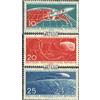 Prophila Collection DDR 822-824 (Completa.Edizione) Usato 1961 Astronavi (Francobolli per i Collezionisti) Spazio