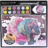 DIAMANTINY Level Up - AQUARELL - Attività Crystal Art, Diamond Painting Kit, crea il mosaico Hippo