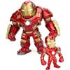 Jada Toys- Marvel Iron Man in Die- Cast, 253223002, +8 Anni, Personaggio Da Collezione, 15 Cm