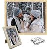 WERWAES Puzzle Cornice Foto Personalizzato con Foto 35,70,120,200,300,500,1000 Pezzi Puzzle Idea Regalo per Natale e Compleanni Crea il tuo Puzzle Personalizzato con Foto