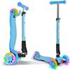 Apollo Monopattino - Kids Whiz LED - Regolabile in Altezza - Pieghevole - Ruote al LED