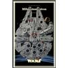 QIXINDGYH Display da Parete per Lego 75192 Ultimate Millennium Falcon - Supporto da Parete per Display Montaggio a Muro per Set di Costruzioni di Auto da Corsa, per Appassionati di Auto - 50 x 80 CM (75192 USB