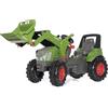 Rolly Toys Trattore a pedale rollyFarmtrac Premium Fendt Vario 939 con caricatore frontale rollyTrac (veicolo a pedale per bambini dai 3 anni in su, con pneumatici silenziosi) 710263, verde/grigio