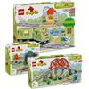 BRICK Flip Lego DUPLO - Set di 3 ferroviari con treno DUPLO elettrico, Lego DUPLO ponte ferroviario, tunnel ferroviario e binari ferroviari (10425, 10426 e 10427), a partire da 2 anni di ferrovia