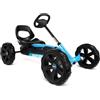 BERG Reppy Blue | Go‑kart a pedali per bambini 2,5‑6 anni | Sedile regolabile | Assale oscillante stabile | Ruote EVA anti‑foratura | Telaio leggero e resistente