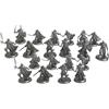 MagiDeal 20x Miniature di Soldati Antichi, Figurine da Gioco per Uomini e Ragazzi, Mini Figure, Diorami per Giochi, Artigianato, Scene in Miniatura, Argento