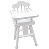 Toyvian 1 Pc Seggiolone Giocattolo Giocattoli Sediolone Modello Di Mobili Per Casa Delle Bambole Modello Di Mobili Fai Da Te Betulla Infantile Sgabello Mini Bianca