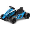 Indalchess Kart Drift 24 V per bambini +4 anni, blu, fino a 70 kg, kart elettrico per bambini con ruote per fuoriuscita