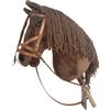 HORSE & toys Hobby Horse - Cavallo hobby grande formato A3 (cavallo su un bastone) completo di finimenti come nella foto (controllato)