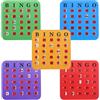 Generico Cartelle per Bingo - 5 Carte Con Meccanismo A Scorrimento,Gioco Di Logica Divertente Per Feste Riunioni Viaggi Campeggio E Casa