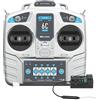 HUIOP MC6C 2.4GHz 6CH Telecomando Modalità 2 Trasmettitore e Ricevitore MC6RE Sistema Radio per RC Aereo Drone Multirotore Elicottero Auto Barca,Telecomando a 2