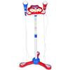 Bontempi | TwinStage Mic - Doppio Microfono da Palcoscenico con Connessione MP3 per Performance Strabilianti, Rosso e Blu, 360x360x890 mm