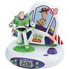Lexibook Disney Toy Story Buzz & Woody Radiosveglia con proiettore, Luce Notturna, prejettare l'ora sul soffito, effeti sonori, Funziona a batterie, Bianco/Verde, RP505TS