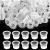 Generico 250 Pezzi Ink Cups Tappi di Inchiostro del Tatuaggio (8 * 9mm)