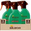 Bilboa 3x Bilboa Spray Acqua Solare Abbronzante Menta Glaciale con Mentolo e Aloe Vera - 3 Flaconi da 150ml