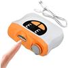 Generico Tagliaunghie Automatico, Tagliaunghie Automatico per Piedi, Levigatore per Unghie a LED con 3 Regolazioni di Velocità e Contenitore per Residui per la dei Bambini, Anziani e Manicure Domestica