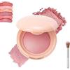 QFFYFZAL Blush Illuminante Cotto Makeup Bloom Up, Blush in Polvere Glitterata Soft Pinch, Contour & Illuminante, Lunga Tenuta e Leggero, Adatto a Tutti i Tipi di Pelle