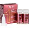 Tahe Gold Protect - Maschera per capelli concentrata, anti-increspature, con oli naturali di Tsubaki, macadamia e argan, 20 ml