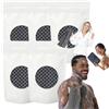 bergxperten Aquemis asciugamano esfoliante 1/3/5 Pezzi scrubber corpo lungo 100 cm doppia faccia quick dry con fibra di bambù e ioni d'argento panno doccia unisex per bagno e doccia