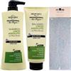 FEI FAN SET LISCIO ASSOLUTO, Per Capelli Lisci: Shampoo Ultra Setosità 400ml + Balsamo Ultra Setosità 350ml + Fascia Per Capelli (Colori Assortiti)