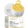 N+B Resistere all'invecchiamento Maschera per gli occhi al collagene di cristallo idratante all'oro Antirughe Invecchiamento Patch per la cura della pelle degli occhi Diluire Linee sottili Maschera 80Pcs